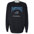 NFL (Lee) - Carolina Panthers Embroidered Crew Neck Sweatshirt 1990s X-Large Vintage Retro Football