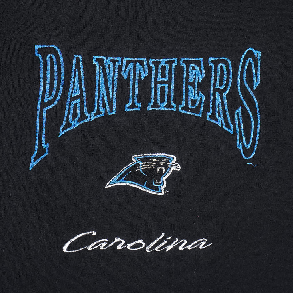 NFL (Lee) - Carolina Panthers Embroidered Crew Neck Sweatshirt 1990s X-Large Vintage Retro Football