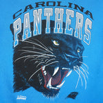 NFL (Hummer) - Carolina Panthers Animal Crew Neck Sweatshirt 1993 Medium Vintage Retro Football