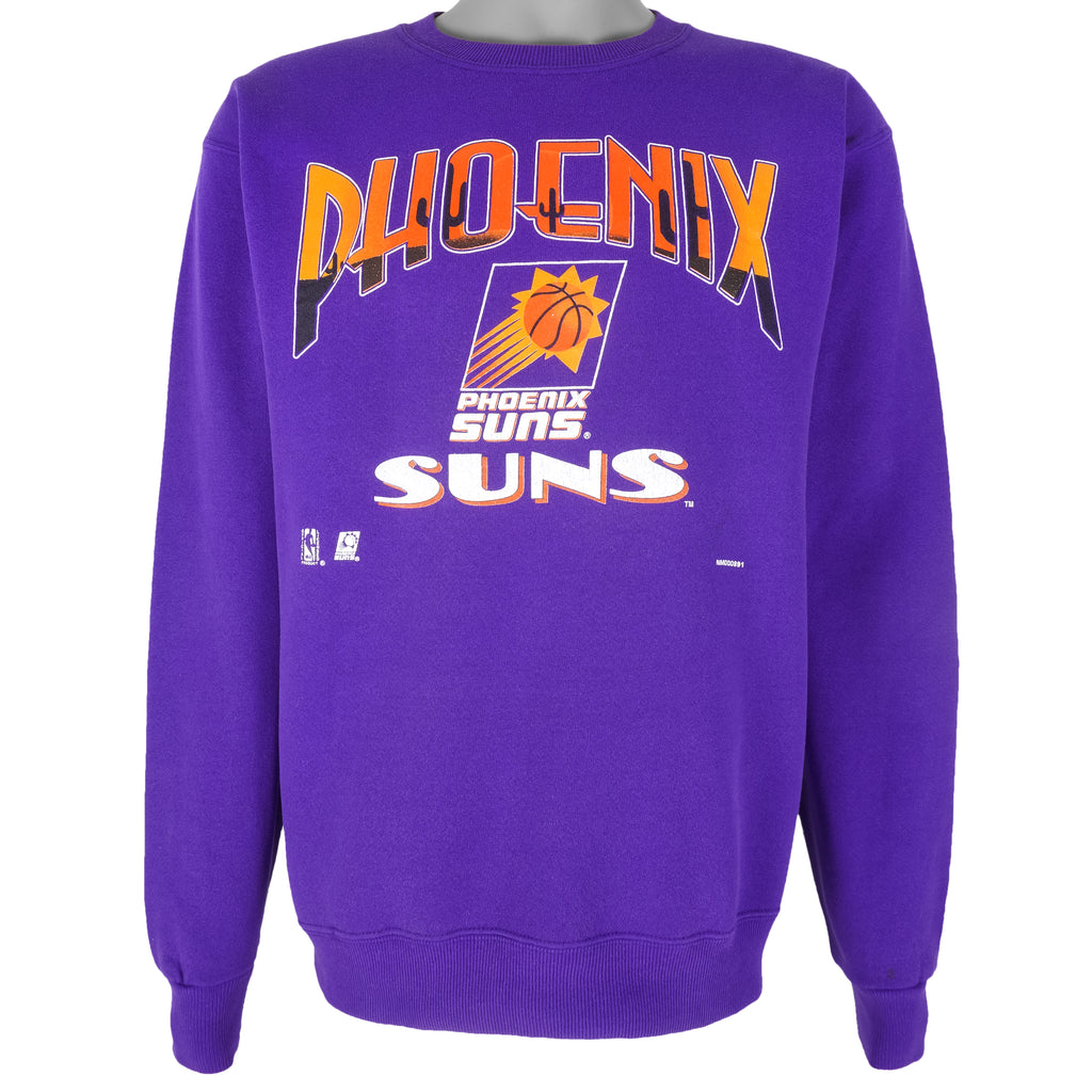 NBA (Home Team) - Phoenix Suns Crew Neck Sweatshirt 1990s X-Large Vintage Retro Basketball