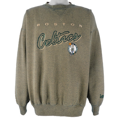 NBA (Lee) - Boston Celtics Embroidered Crew Neck Sweatshirt 1990s X-Large