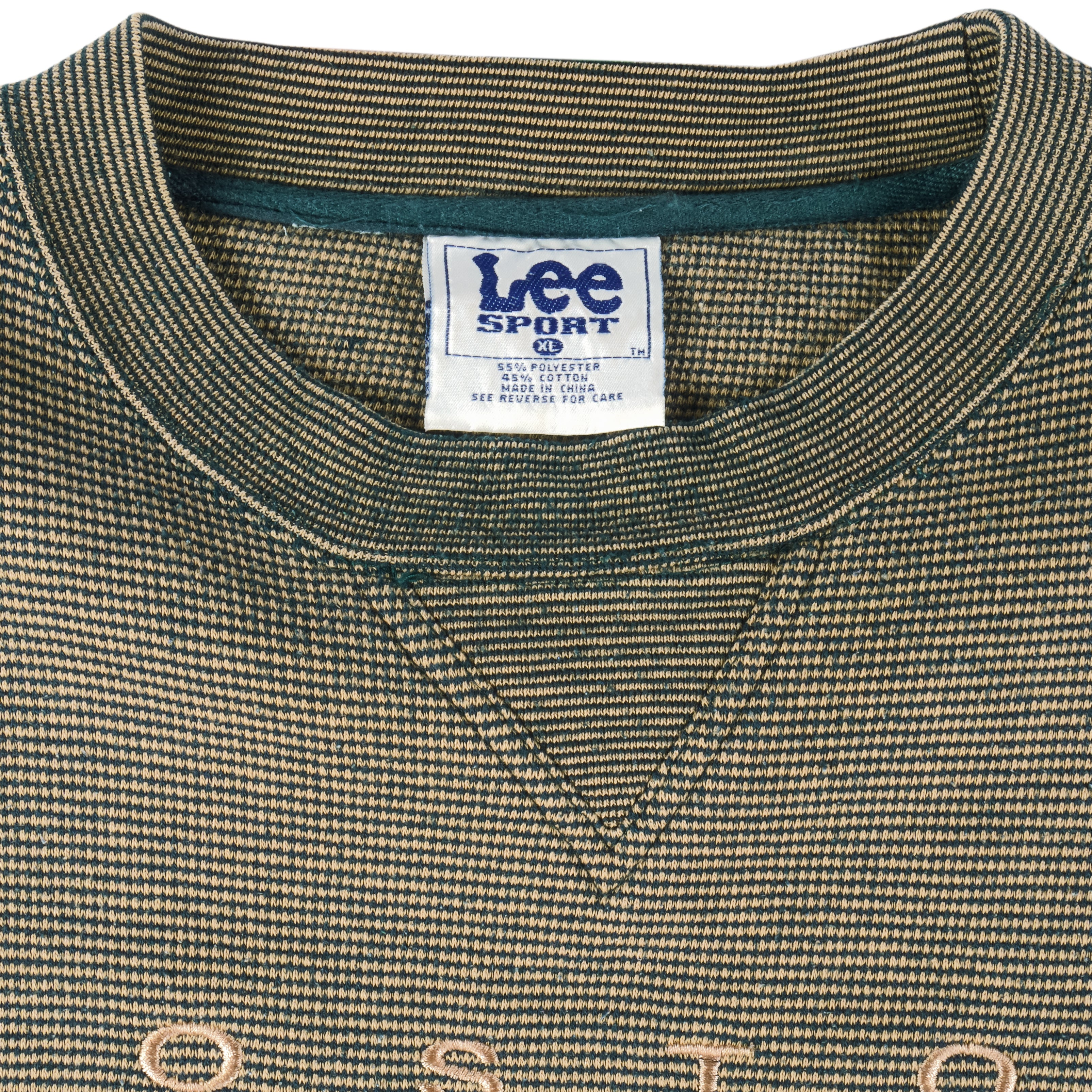 NBA (Lee) - Boston Celtics Embroidered Crew Neck Sweatshirt 1990s X-Large Vintage Retro Basketball
