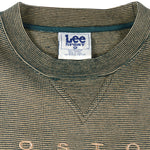 NBA (Lee) - Boston Celtics Embroidered Crew Neck Sweatshirt 1990s X-Large Vintage Retro Basketball