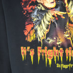 Vintage - Six Flags Frightfest Crew Neck Sweatshirt Medium Vintage Retro