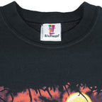 Vintage - Six Flags Frightfest Crew Neck Sweatshirt Medium Vintage Retro