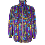 Vintage (Goldwin) - Ficce  Crazy Pattern Fleece Jacket 1990s Large
