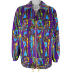 Vintage (Goldwin) - Ficce Fleece Crazy Pattern Jacket 1990s Large Vintage Retro
