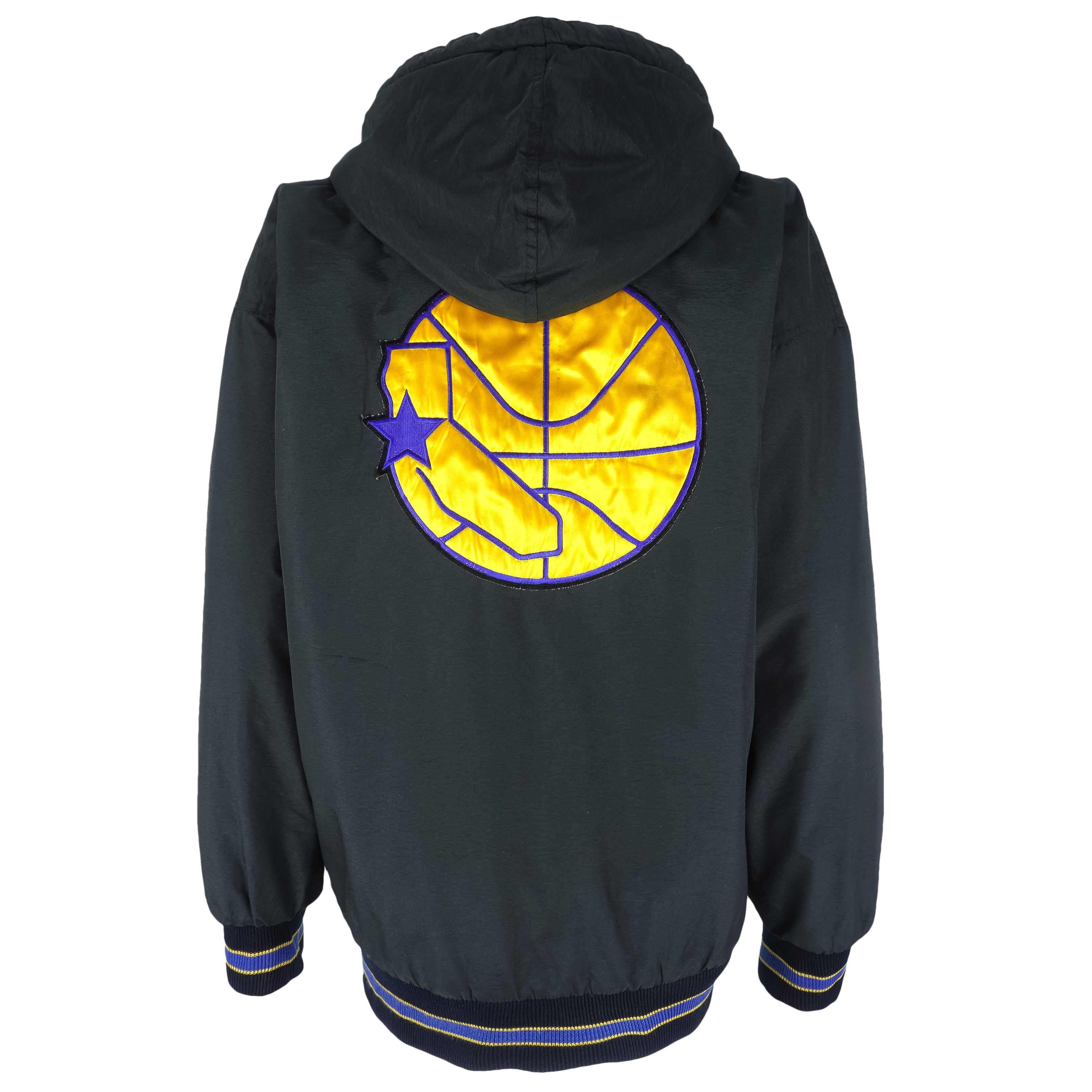 Starter - Golden State Warriors Puffer Jacket 1990s X-Large Vintage Retro Basketball
