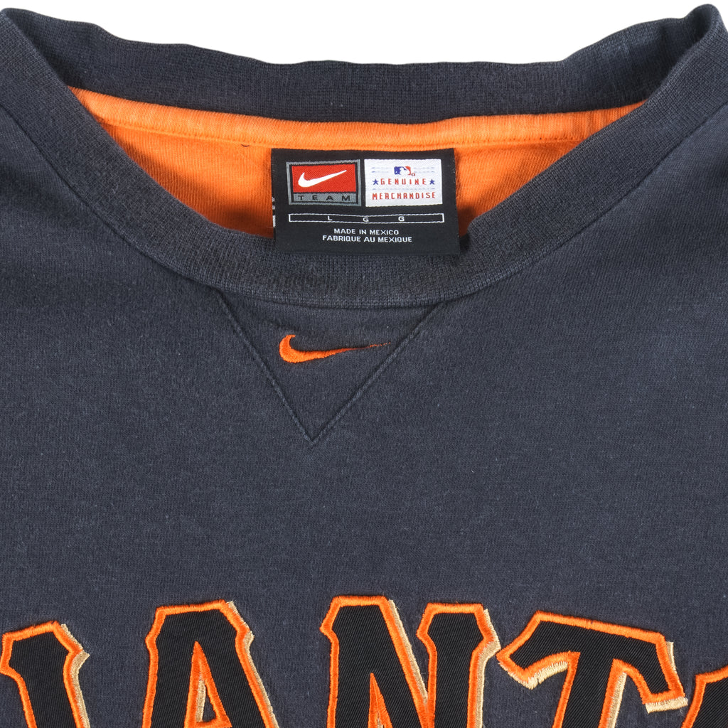 Nike - San Francisco Giants Embroidered T-Shirt 2000s Large Vintage Retro baseball