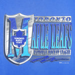 NHL (Ravens) - Toronto Maple Leafs Single Stitch T-Shirt 1993 Large Vintage Retro Hockey
