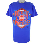 NBA (Home Team) - Detroit Pistons Champions Single Stitch T-Shirt 1990s X-Large Vintage Retro Basketball
