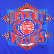 NBA (Home Team) - Detroit Pistons Champions Single Stitch T-Shirt 1990s X-Large Vintage Retro Basketball