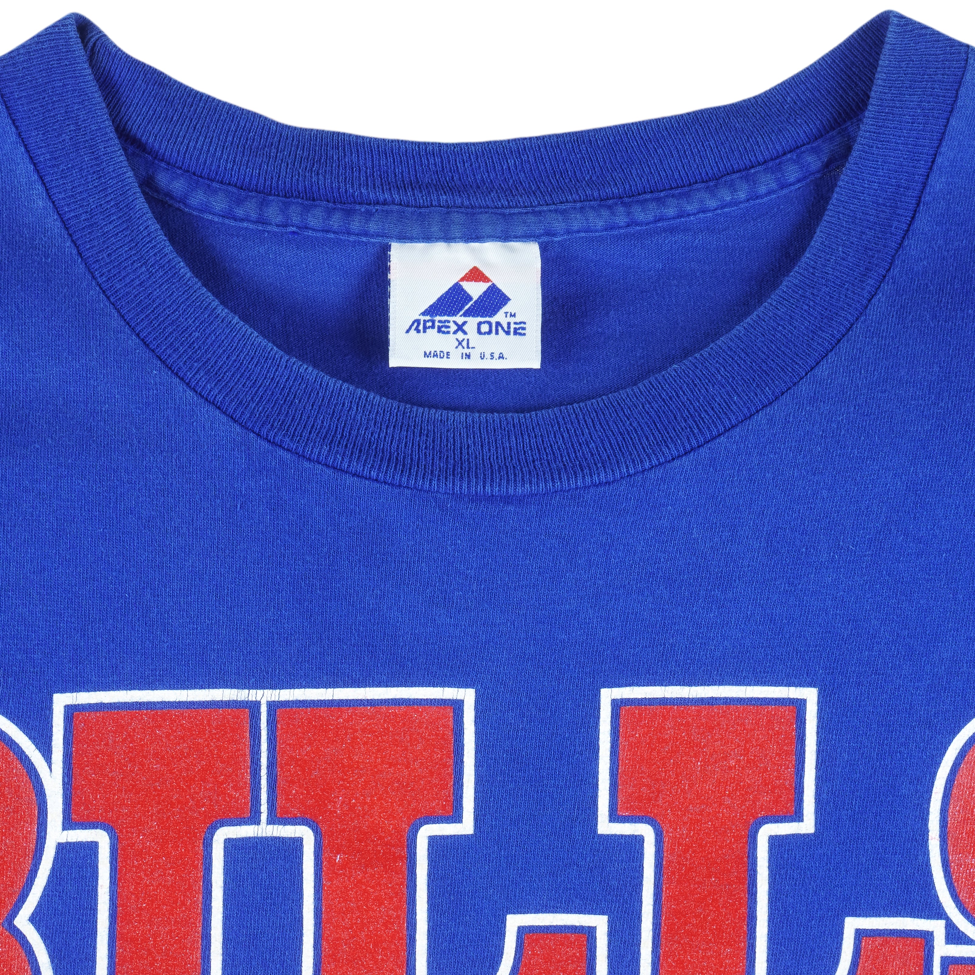 NFL (Apex One) - Buffalo Bills Big Spell-Out T-Shirt 1994 X-Large Vintage Retro Football