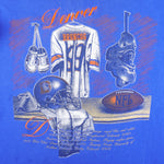 NFL (Nutmeg) - Denver Broncos Locker Room Single Stitch T-Shirt 1990s X-Large Vintage Retro Football