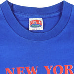 NFL (Nutmeg) - New York Giants Cartoon By Jack Davis T-Shirt 1990 Large Vintage Retro Football
