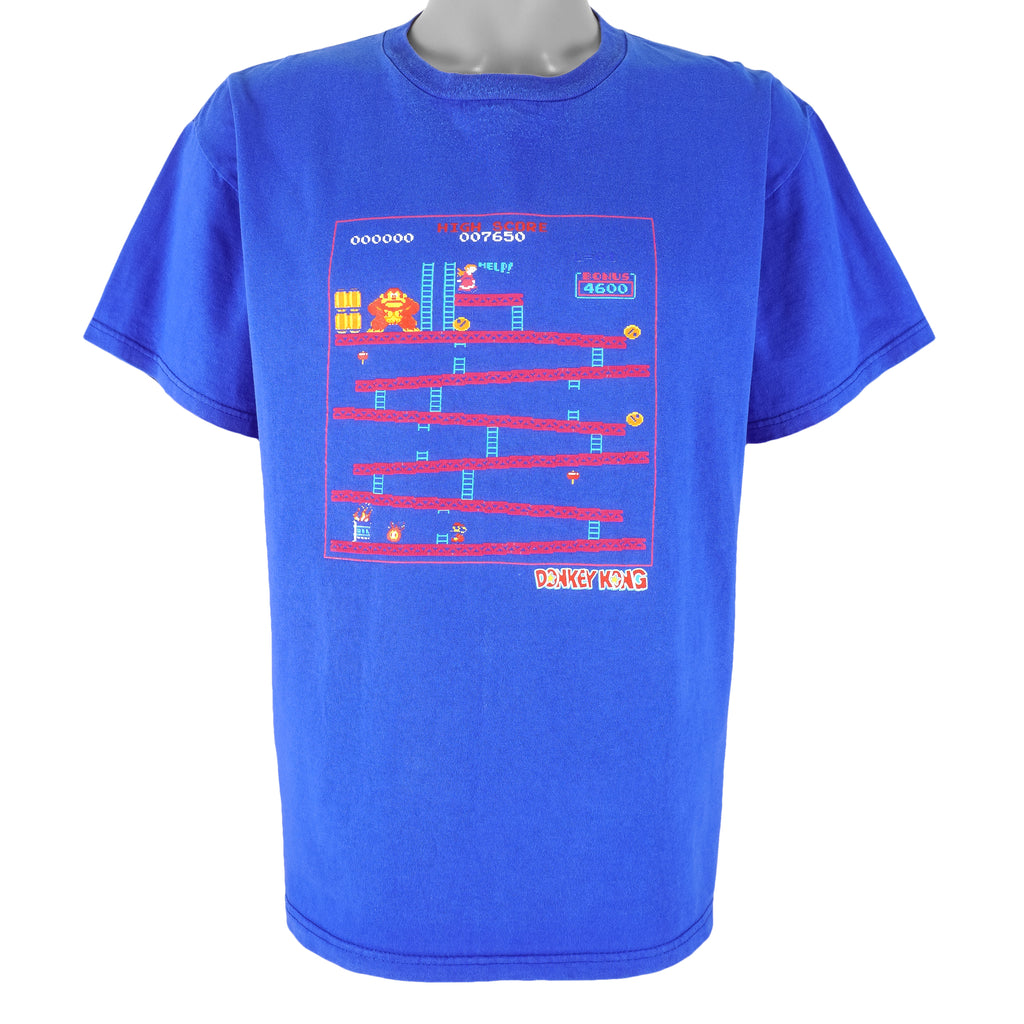 Vintage (Delta) - Donkey Kong Game T-Shirt 1990s Large Vintage Retro
