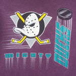 Starter - Mighty Ducks of Anaheim Single Stitch T-Shirt 1990s Large Vintage Retro Hockey