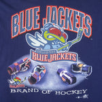 NHL (TRY) - Columbus Blue Jackets T-Shirt 1990s X-Large Vintage Retro Hockey