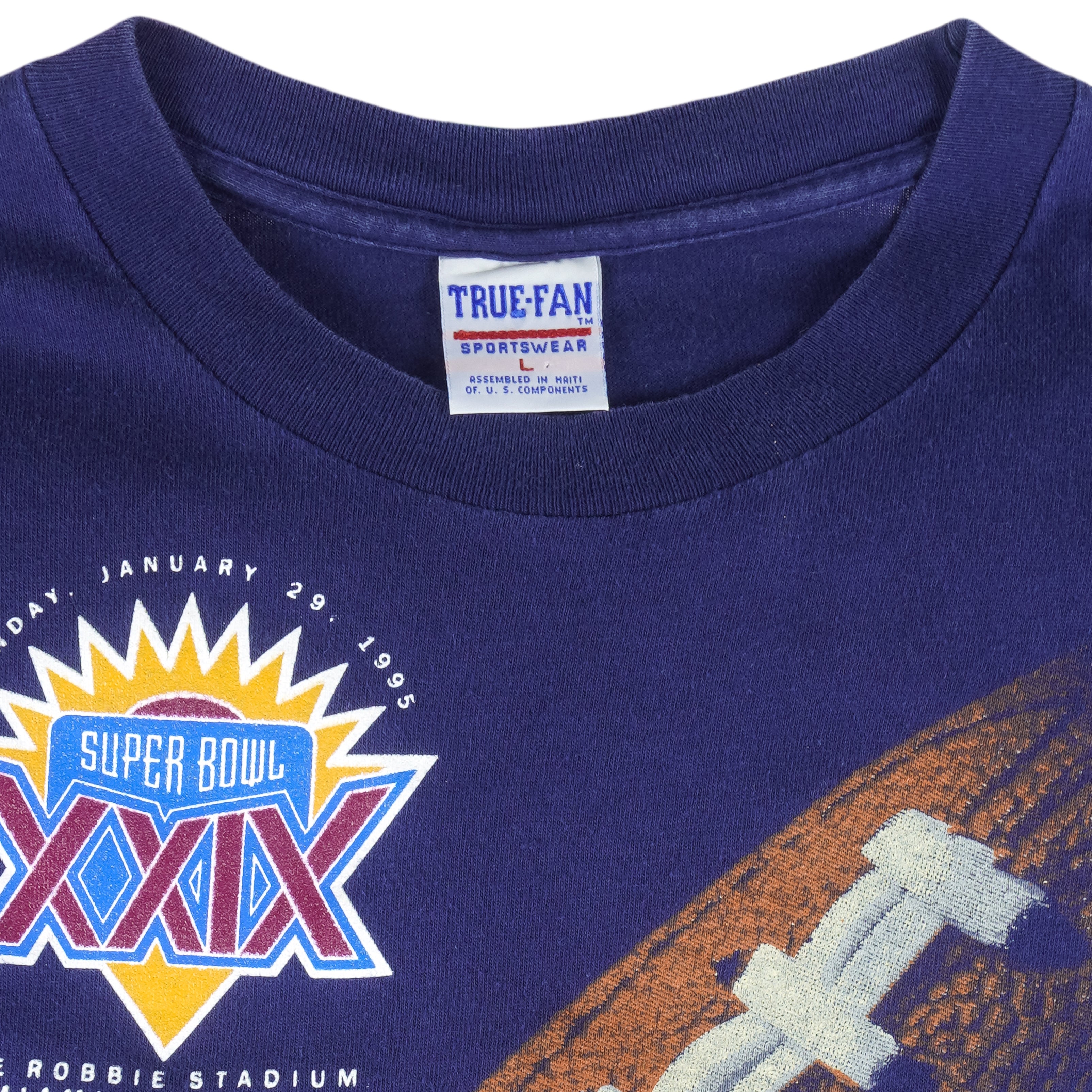 NFL (True Fan) - San Diego Chargers Single Stitch T-Shirt 1994 Large Vintage Retro Football