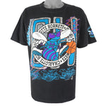 NBA (Magic Johnson T's) - Charlotte Hornets Single Stitch T-Shirt 1990s Large