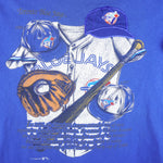 MLB (Nutmeg) - Toronto Blue Jays T-Shirt 1990s Medium Vintage Retro Baseball