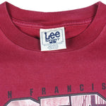 NFL (Lee) - San Francisco 49ers Helmet T-Shirt 1990s Large Vintage Retro Football