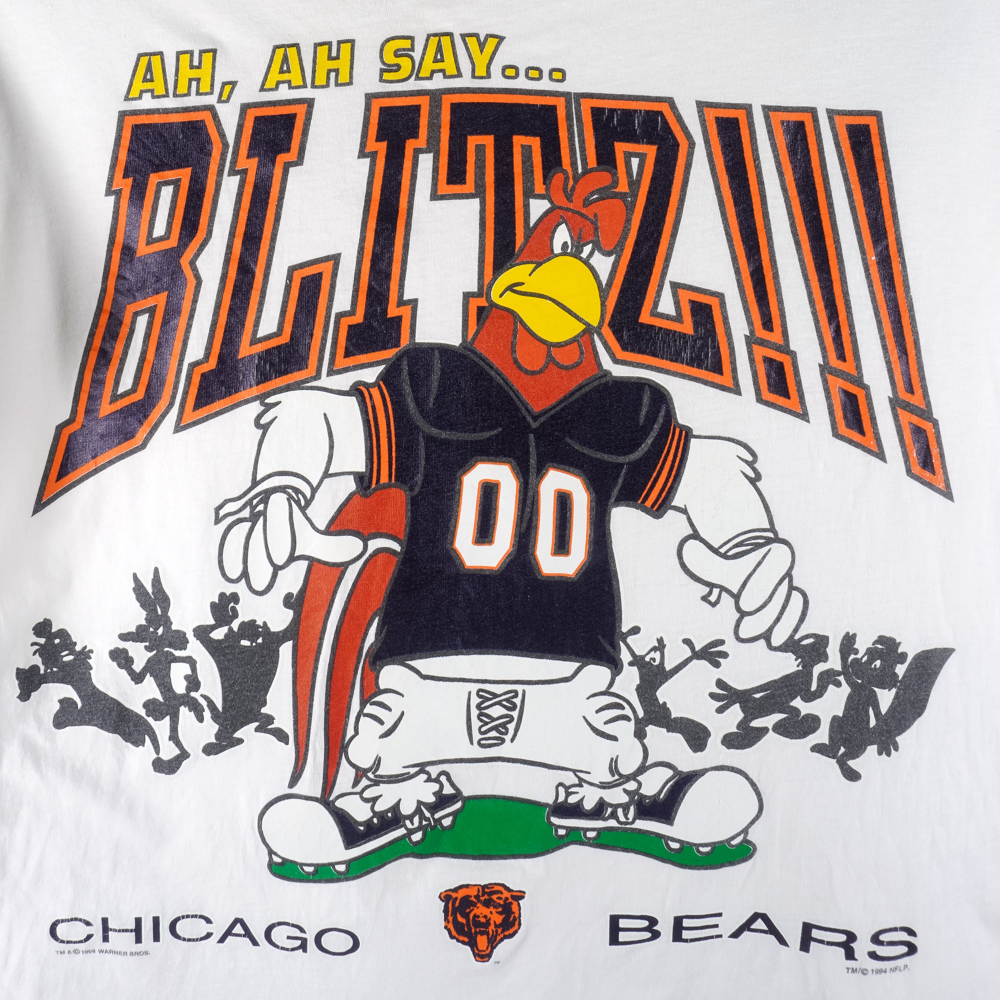 Vintage NFL (Caribbean Dream) - Chicago Bears x Looney Tunes T-Shirt 1994 X-Large