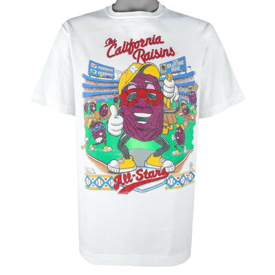 Vintage (Changes) - California Raisins All-Stars Baseball Grapevine T-Shirt 1990s  X-Large
