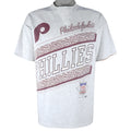MLB (Signal Sports) - Philadelphia Phillies National League T-Shirt 1991 Large Vintage Retro Baseball