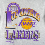 NBA (Trench) - Los Angeles Lakers Single Stitch T-Shirt 1992 Medium