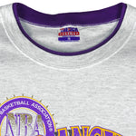 NBA (Trench) - Los Angeles Lakers Single Stitch T-Shirt 1992 Medium