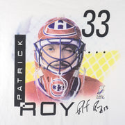 NHL (Gildan) - Montreal Canadiens Patrick Roy 33 T-Shirt 1990s X-Large Vintage Retro Hockey