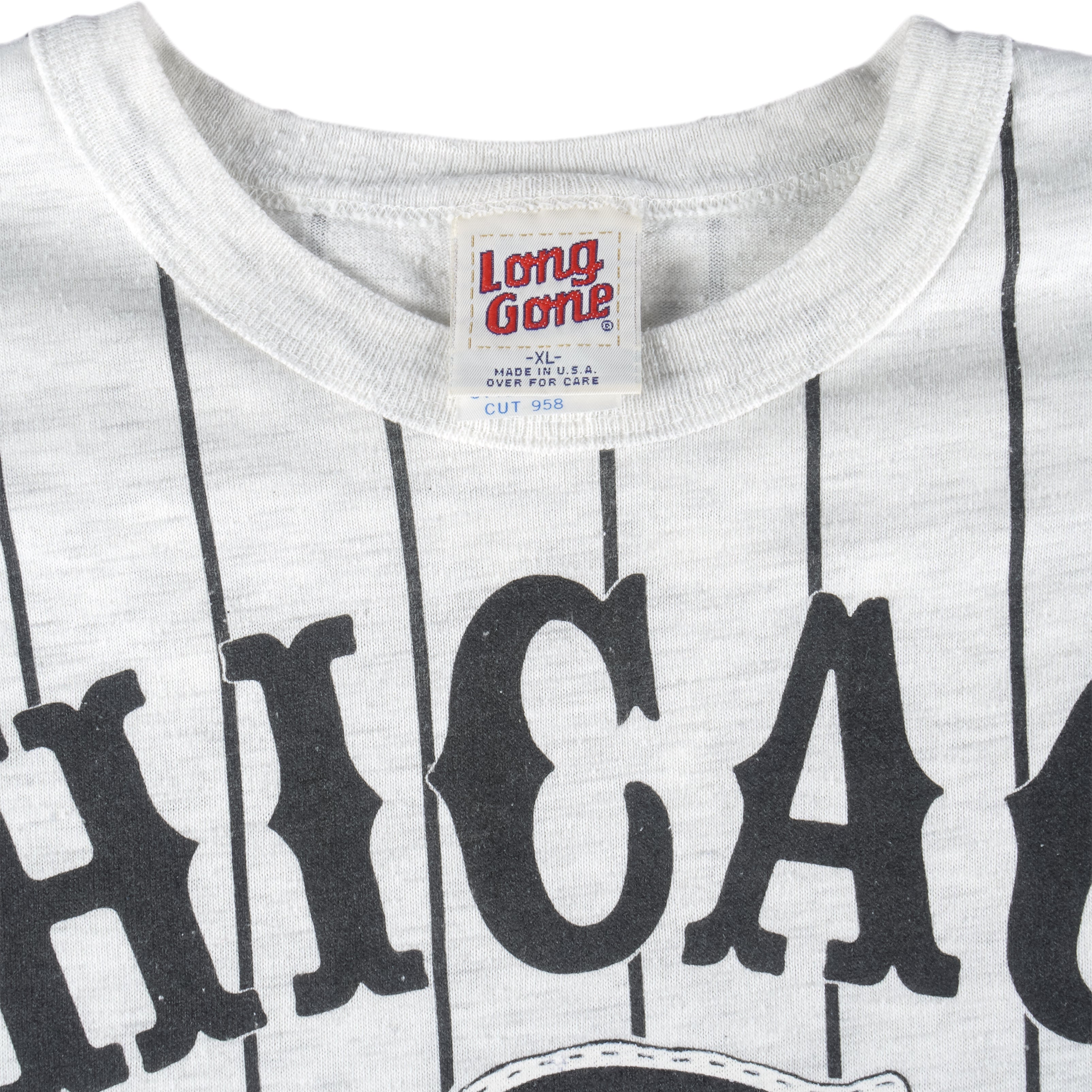 MLB (Long Gone) - Chicago White Sox 1917 World Series T-Shirt 1991 X-Large Vintage Retro Baseball