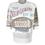 MLB (Long Gone) - The Negro Leagues 1941 Kansas City Monarch T-Shirt 1992 X-Large Vintage Retro Baseball