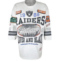 NFL (Long Gone) - Raiders Silver And Black Commitment To Excellence T-Shirt 1993 X-Large Vintage Retro Football