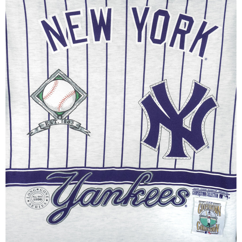 MLB (Long Gone) - New York Yankees The Greatest Team T-Shirt 1990 X-Large Vintage Retro Baseball