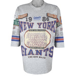 NFL (Long Gone) - New York Giants the Big Blue 1986 Champs T-Shirt 1992 X-Large