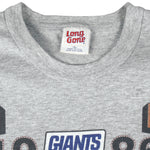 NFL (Long Gone) - New York Giants the Big Blue 1986 Champs T-Shirt 1992 X-Large