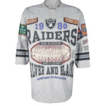 NFL (Long Gone) - Raiders Super Bowl XV Champions T-Shirt 1992 X-Large Vintage Retro Football