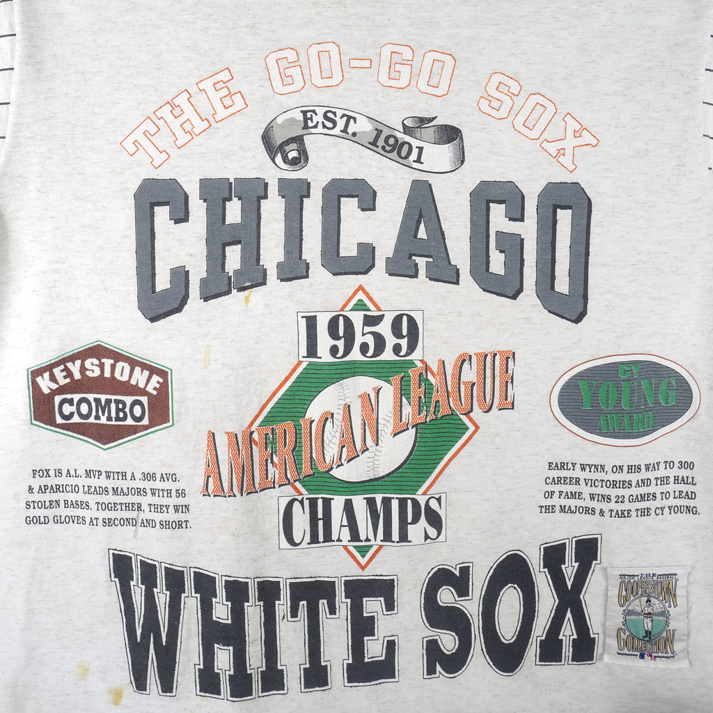 MLB (Long Gone) - Chicago White Sox The Go-Go Sox T-Shirt 1993 X-Large Vintage Retro Baseball