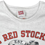 MLB (Long Gone) - Cincinnati Reds 1961 National League Champs T-Shirt 1990s Large Vintage Retro Baseball