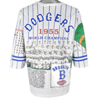 MLB (Long Gone) - Brooklyn Dodgers 1955 World Champions T-Shirt 1991 Large