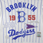 MLB (Long Gone) - Brooklyn Dodgers 1955 World Champions T-Shirt 1991 Large