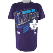 NHL (Woody Sport) - Toronto Maple Leafs Single Stich T-Shirt 1993 Medium Vintage Retro Hockey