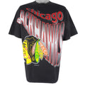 Starter - Chicago Blackhawks Single Stitch T-Shirt 1994 X-Large Vintage Retro Hockey