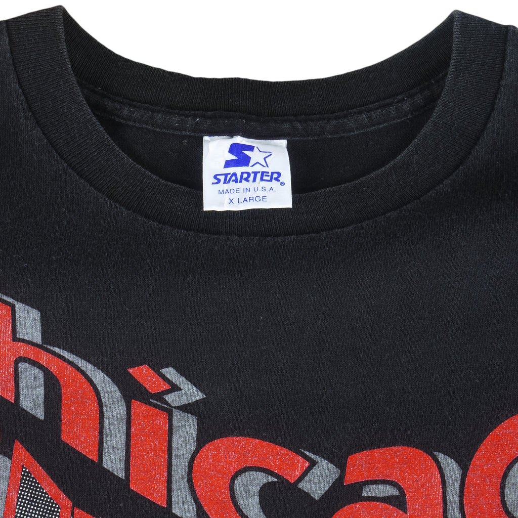 Starter - Chicago Blackhawks Single Stitch T-Shirt 1994 X-Large Vintage Retro Hockey