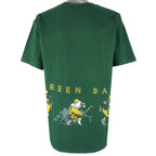 NFL (Nutmeg) - Green Bay Packers Single Stitch T-Shirt 1993 X-Large Vintage Retro Football