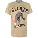 MLB (Nutmeg) - New York Giants Baseball Single Stitch T-Shirt 1991 Large