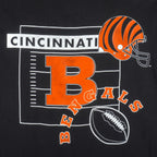 NFL (Hanes) - Cincinnati Bengals Helmet Single Stitch T-Shirt 1990s Large Vintage Retro Football
