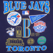 MLB - Toronto Blue Jays World Champs T-Shirt 1990s Large Vintage Retro Baseball